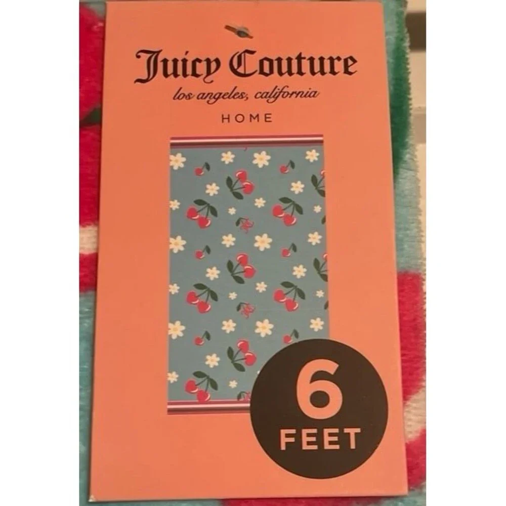 Juicy Couture cherry beach towel